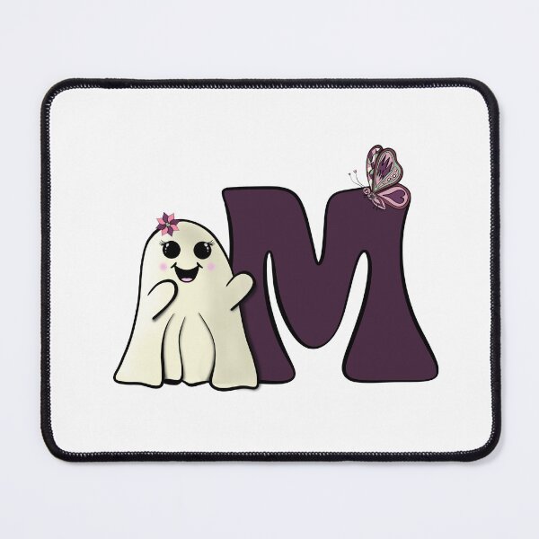Item preview, Ghost and the Letter M Retro Alphabet designed and sold by The Groove Garden.