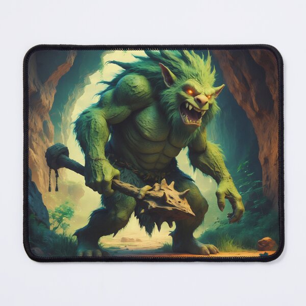 Item preview, Cave Troll - Fantasy Art designed and sold by Lucid Dream Pixel.