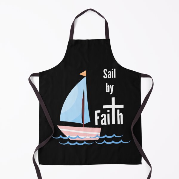 Item preview, Minimalist Sail by Faith Cross Boat – Modern Christian Sailing Design designed and sold by Living Hope Studio .