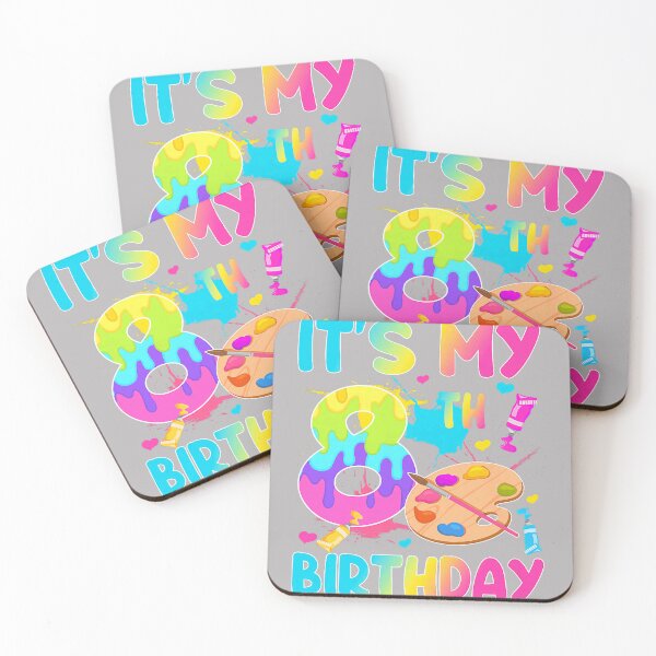 Item preview, It's My 8th Birthday Painting Art Theme 8 Year Old Artist designed and sold by GreggRoss.