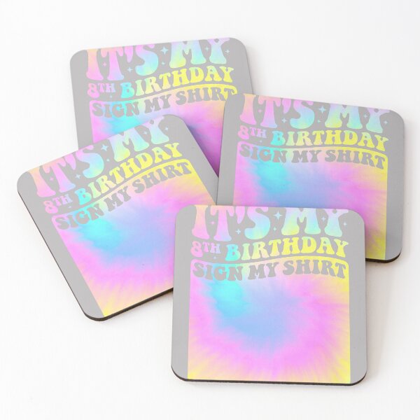 Item preview, It's My 8th Birthday Sign My Shirt Cute Groovy Girls Party designed and sold by GreggRoss.