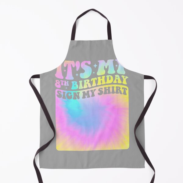 Item preview, It's My 8th Birthday Sign My Shirt Cute Groovy Girls Party designed and sold by GreggRoss.