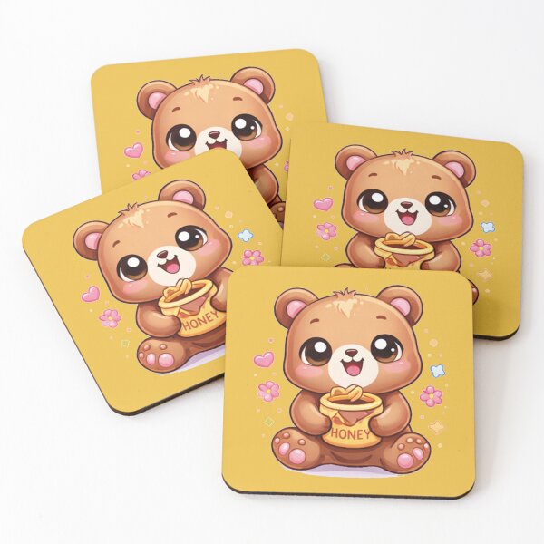 Item preview, Smiling Kawaii Bear – Cute Happy Teddy Bear Design designed and sold by MerlinWear.