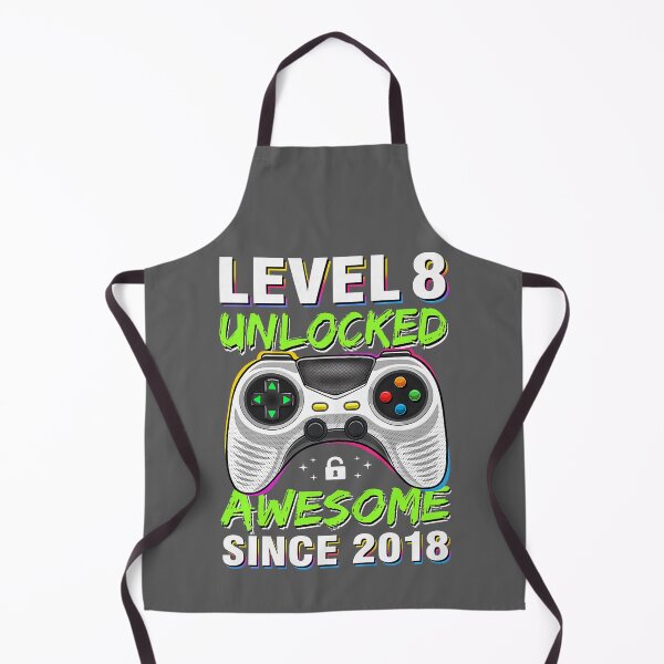 Item preview, Level 8 Unlocked Awesome Since 2018 8th Birthday Gaming Boys designed and sold by KristineLi.