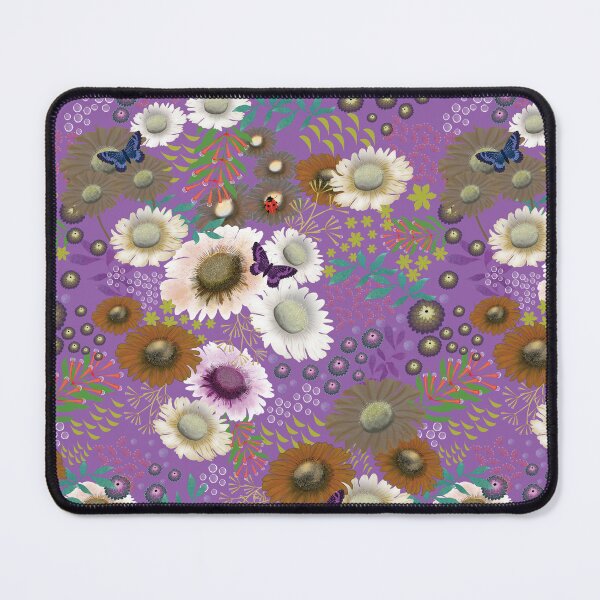 Item preview, Midnight Wildflowers on lilac designed and sold by phatlizzardart.