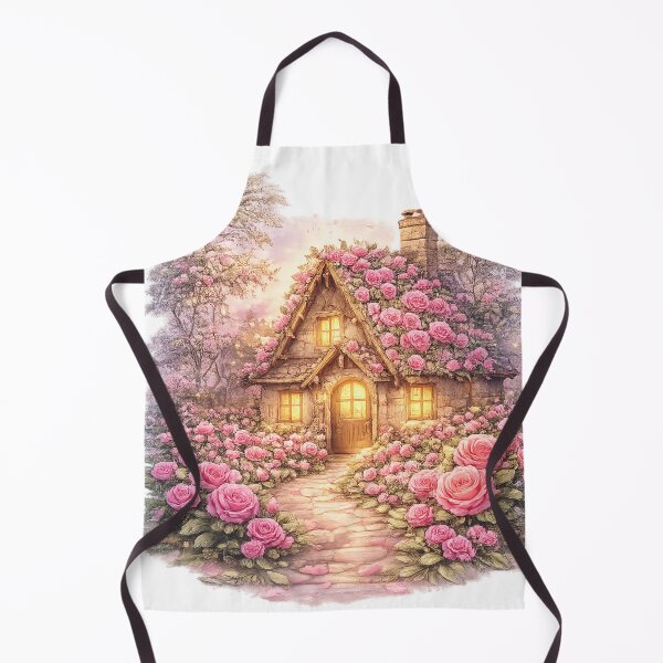 Item preview, Enchanted Rose Cottage – Romantic Fairy Garden House | Soft Floral Fantasy Aesthetic designed and sold by MrsMimpi.
