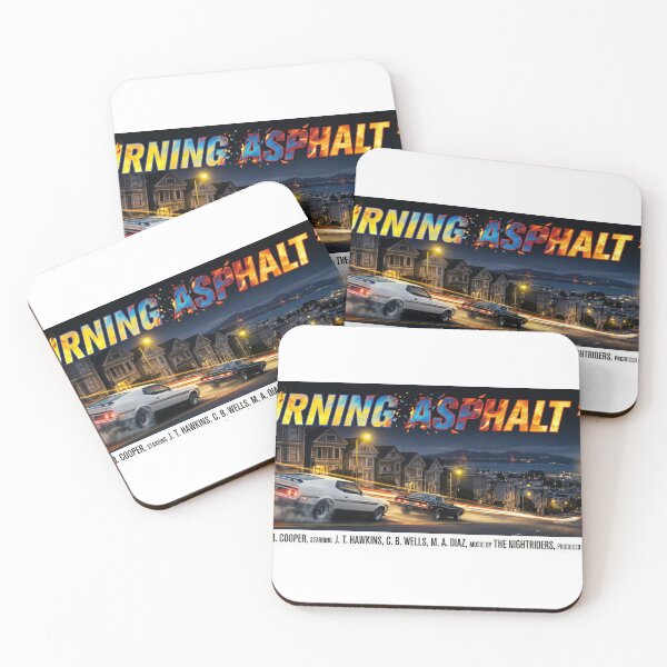 Item preview, ROAD MOVIE POSTER BURNING ASPHALT 71   1971 designed and sold by VERYOLDROAD BY AXTON BROWNING .