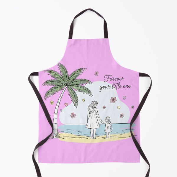 Item preview, Forever Your Little One – Mother and Daughter Holding Hands on the Beach designed and sold by Sea Gem.