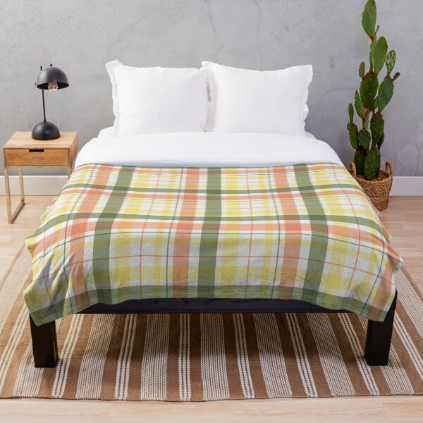 Item preview, Country Tartan: Ochre and Green Harmony designed and sold by Nekogobido.