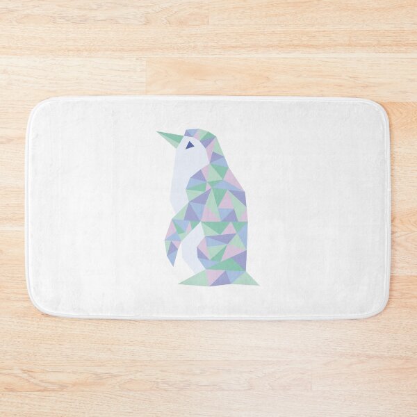 Item preview, Abstract polygonal penguin designed and sold by SilverFroggee.