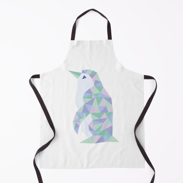 Item preview, Abstract polygonal penguin designed and sold by SilverFroggee.