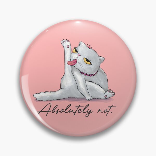 Item preview, Sassy girly white cat - absolutely not designed and sold by art-injoy.