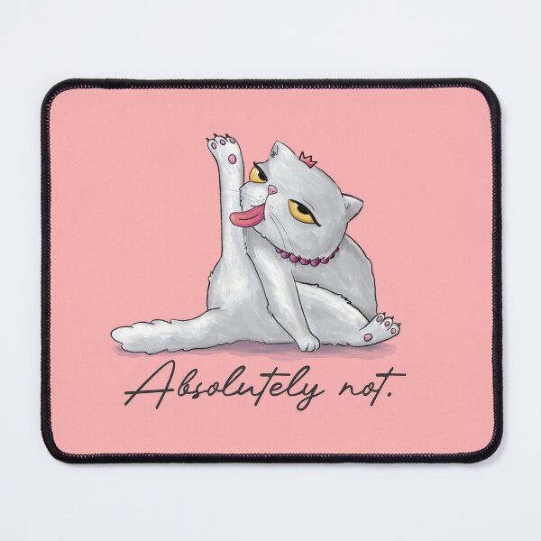 Item preview, Sassy girly white cat - absolutely not designed and sold by art-injoy.