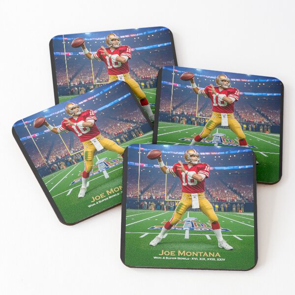 Item preview, JOE MONTANA - Wall Art - Won 4 Super Bowls designed and sold by DBM Photo Art 1.