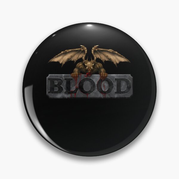 Item preview, Monolith Blood Dos 1997 Pc Game Gargoyle Logo designed and sold by CreatingOnline.