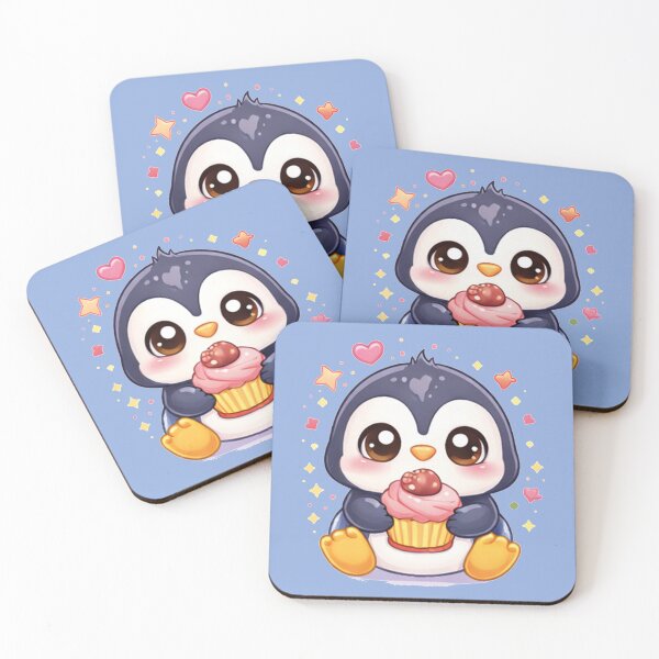 Item preview, Smiling Kawaii Penguin – Cute Happy Baby Penguin Design designed and sold by MerlinWear.