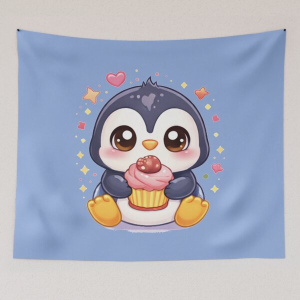 Item preview, Smiling Kawaii Penguin – Cute Happy Baby Penguin Design designed and sold by MerlinWear.