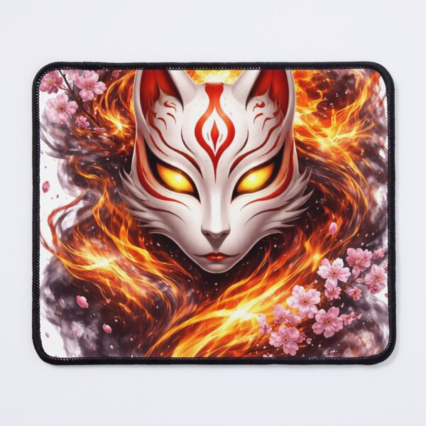 Item preview, Mystic Kitsune Flame – Japanese Fox Spirit designed and sold by RØNI AI.