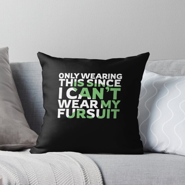 Item preview, Cute Can't Wear My Fursuit Furries Fursona Furry T-Shirt designed and sold by LookTwice.