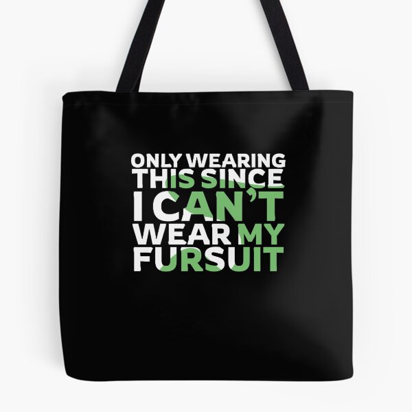 Item preview, Cute Can't Wear My Fursuit Furries Fursona Furry T-Shirt designed and sold by LookTwice.