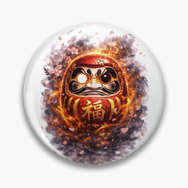 Item preview, Dark Daruma Guardian – Japanese Spirit Doll designed and sold by RØNI AI.