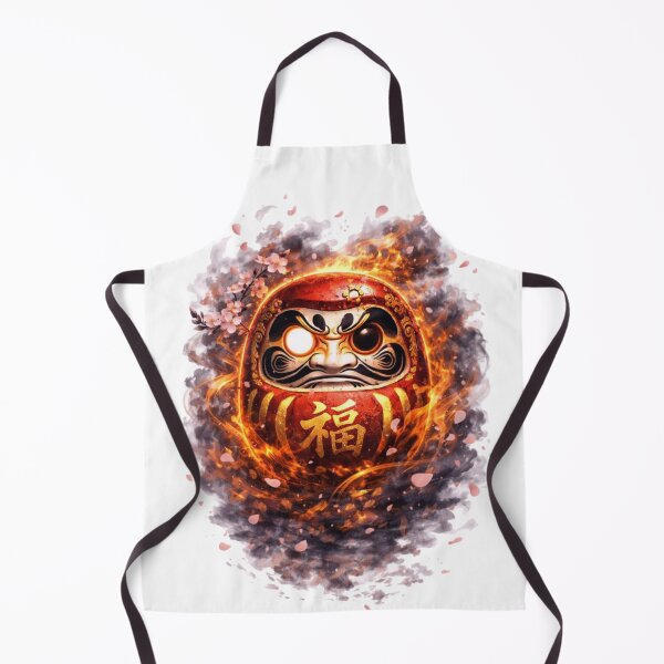 Item preview, Dark Daruma Guardian – Japanese Spirit Doll designed and sold by RØNI AI.