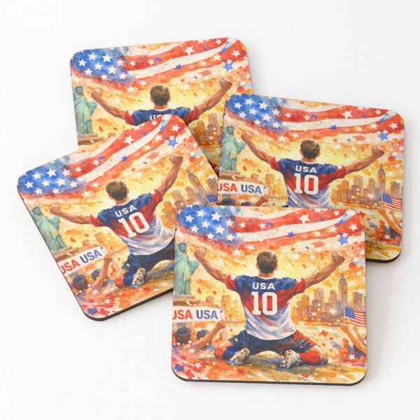 Item preview, USA Soccer Vibes Celebration of American Pride designed and sold by BrickByDream.