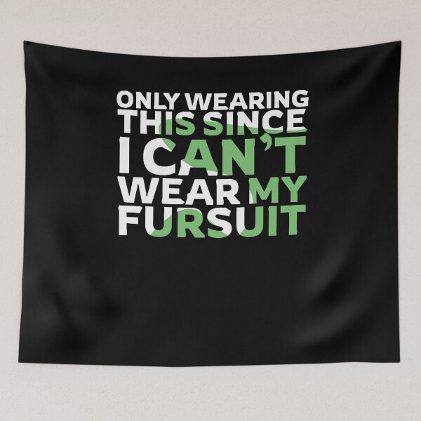 Item preview, Cute Can't Wear My Fursuit Furries Fursona Furry T-Shirt designed and sold by LookTwice.