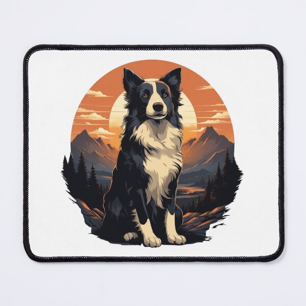 Item preview, Hiker Border Collie Dog Mum Gift designed and sold by NicolasGlowArt.