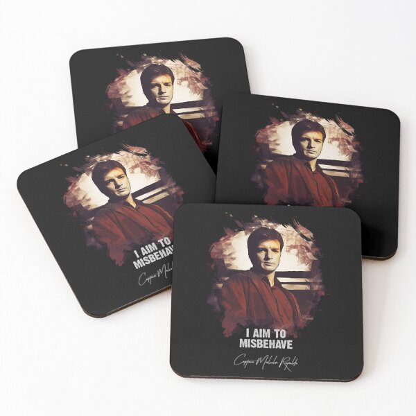 Item preview, I Aim To Misbehave - Captain Malcolm Reynolds  designed and sold by CreatingOnline.