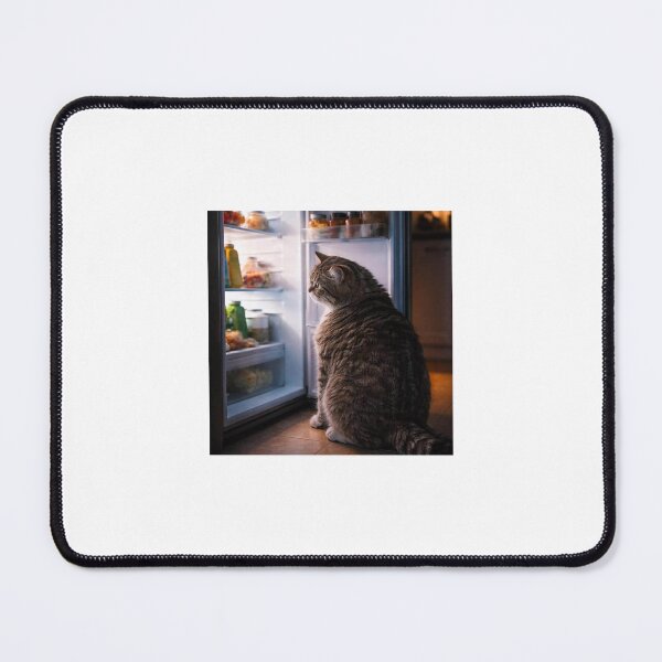Item preview, Midnight Fridge Thoughts Cat designed and sold by LovelyCatGalaxy.