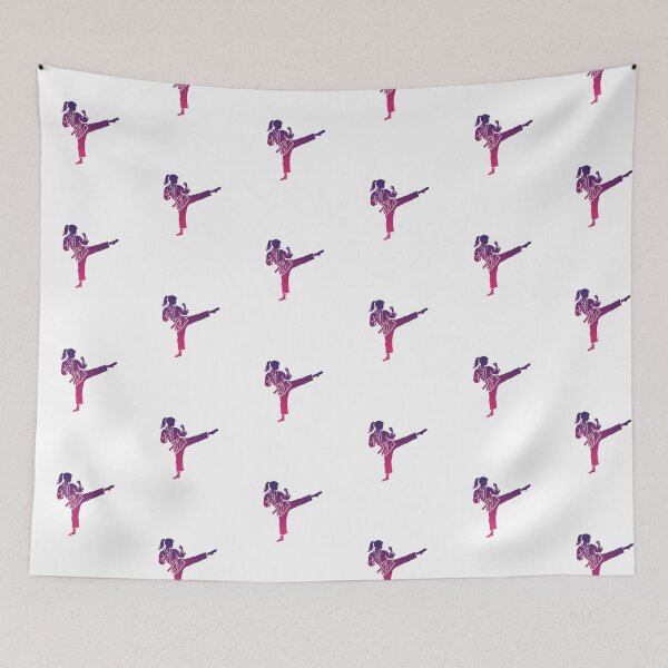 Item preview, Karate Girl Purple Pink  designed and sold by SOUFIANE1991.