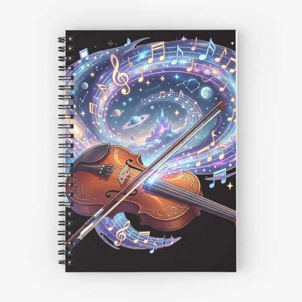Item preview, Cosmic Symphony Violin Anime Art designed and sold by WalterAdd.