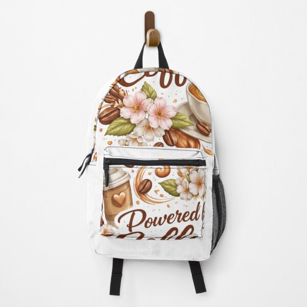 Item preview, Powered by Coffee – Cute Aesthetic Coffee Lover Quote Design designed and sold by Sanika arts .