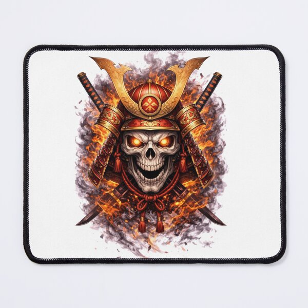Item preview, Samurai Skull Warrior – Dark Bushido Spirit designed and sold by RØNI AI.