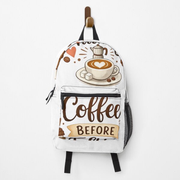 Item preview, Coffee Before Talking Cute Design | Funny Coffee Lover Quote Aesthetic Illustration designed and sold by Sanika arts .