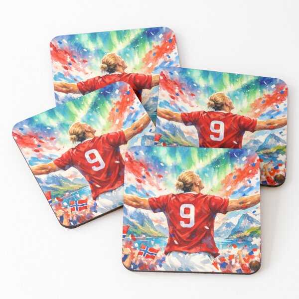 Item preview, Norway Soccer Vibes  Soccer Player Celebrating Victory designed and sold by BrickByDream.