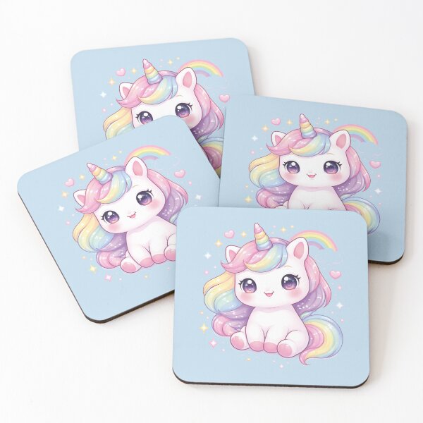 Item preview, Kawaii Pastel Rainbow Unicorn – Cute Magical Aesthetic Fantasy designed and sold by MerlinWear.