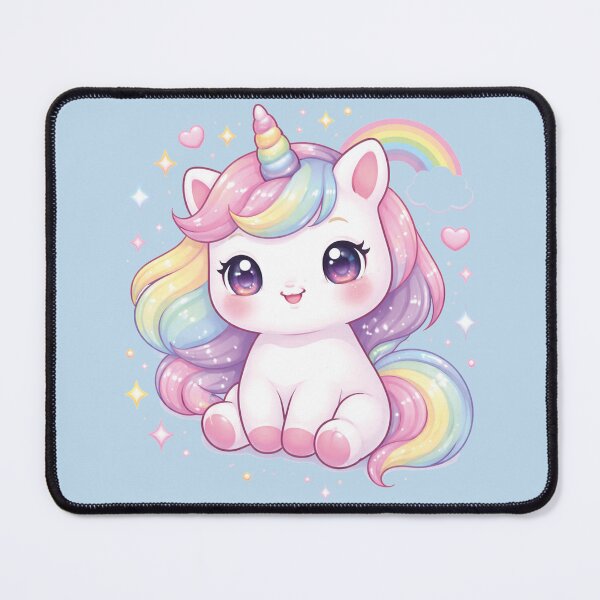 Item preview, Kawaii Pastel Rainbow Unicorn – Cute Magical Aesthetic Fantasy designed and sold by MerlinWear.