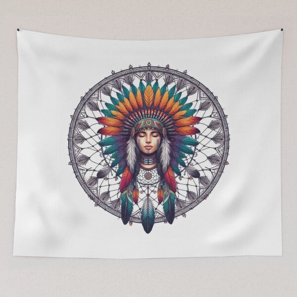 Item preview, Native American Dreamcatcher #1 designed and sold by Paragon-Art.