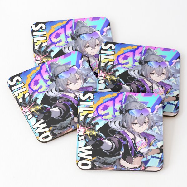 Item preview, silver wolf lv999 honkai star rail stickers fan shirt waifu designed and sold by ItemWaifuArt.