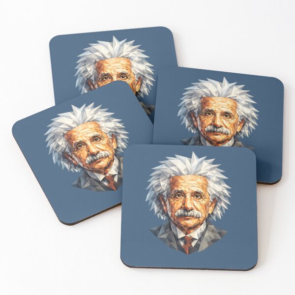 Item preview, Low Poly Albert Einstein designed and sold by AndreBarnard.