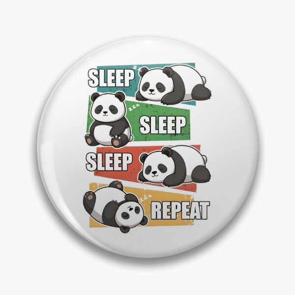 Item preview, Eat Sleep Panda Repeat Lazy Nap Design designed and sold by TshirtsOnline-.