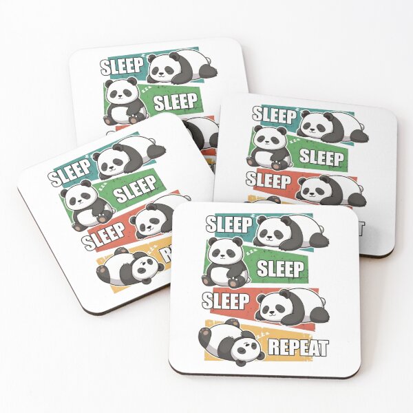 Item preview, Eat Sleep Panda Repeat Lazy Nap Design designed and sold by TshirtsOnline-.