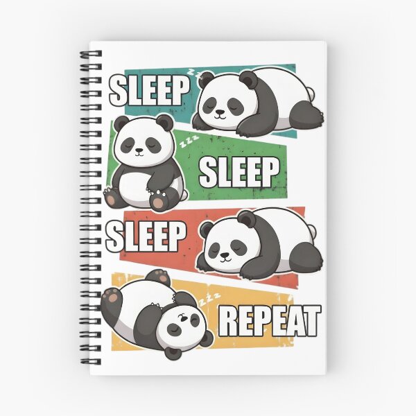 Item preview, Eat Sleep Panda Repeat Lazy Nap Design designed and sold by TshirtsOnline-.