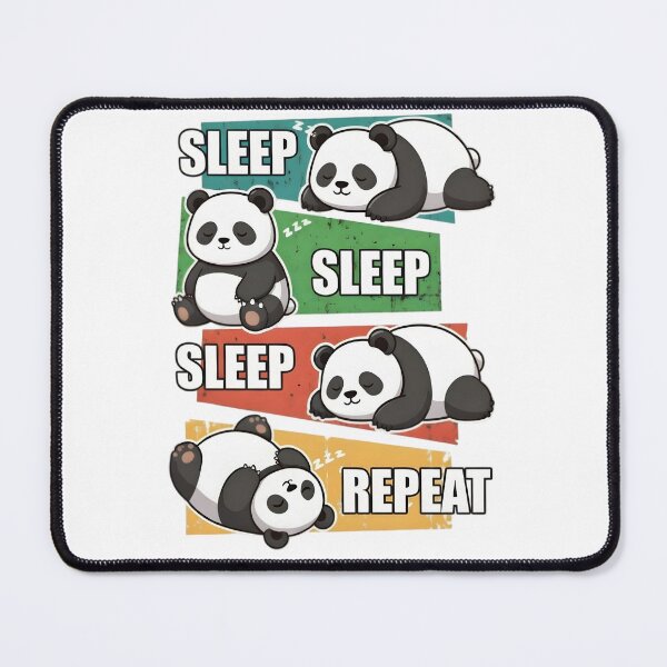Item preview, Eat Sleep Panda Repeat Lazy Nap Design designed and sold by TshirtsOnline-.