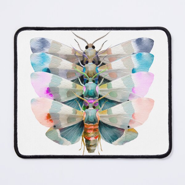 Item preview, Surreal Colorful Moth Art designed and sold by AnimaliaStar.