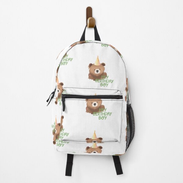 Item preview, Happy Birthday Bear with Party Hat Watercolor Design designed and sold by Theselinara.