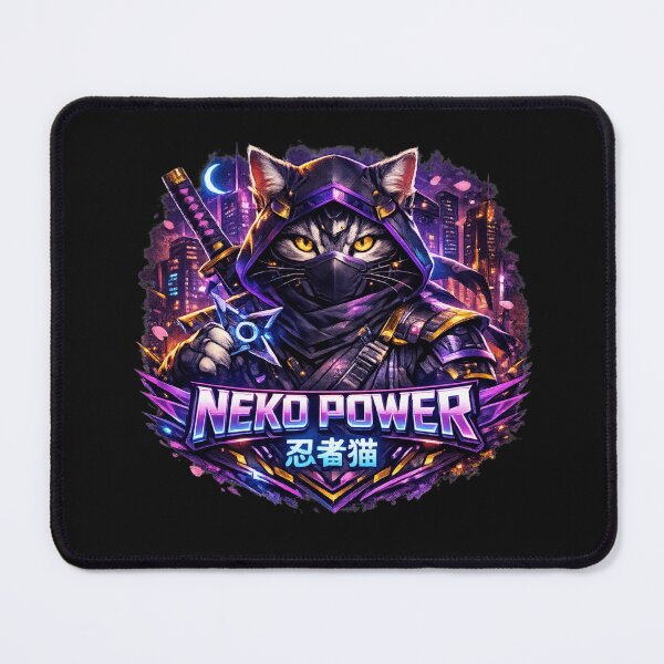 Item preview, NEKO POWER — Ninja Cat 忍者猫 designed and sold by NaraGco.