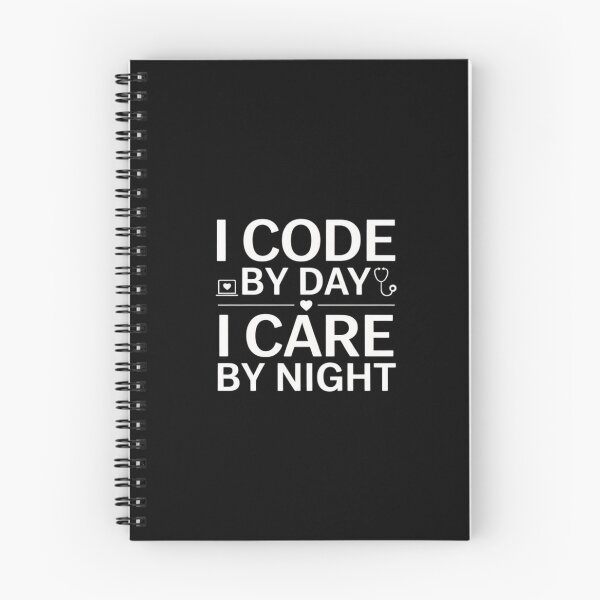 Item preview, I Code By Day I Care By Night Shirt – Nurse Programmer Gift, Coding Nurse Tee, Funny Healthcare Developer T-Shirt designed and sold by RALYSHOP.